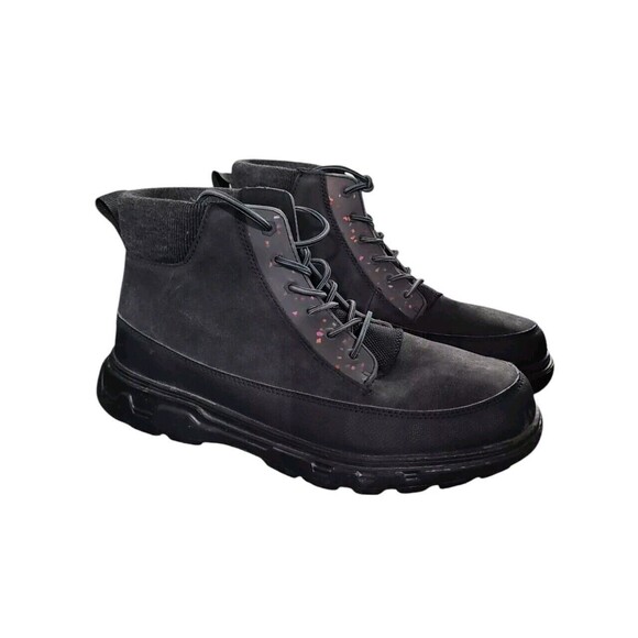 Hey Dude Duke Eco Shield Boots Mens 9 Brown Suede Lined Outdoor Hey dude Duke Eco Shield booties Black | Dressinn main image 4
